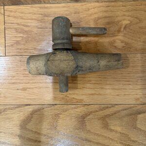 Vintage Wooden Spigot Or Tap 5.5” Long